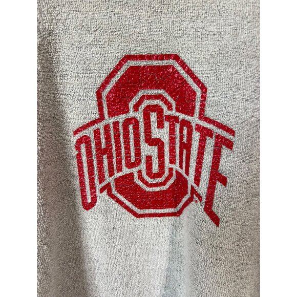 Ohio State Varsity Sweatshirt Gray & Red Large - Picture 2 of 7